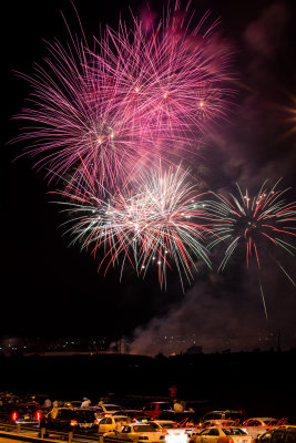 Oman National Day fire works Show 2013