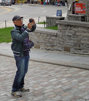 BEWARE: The Boss Man is haunting in Quebec City with his toy camera!