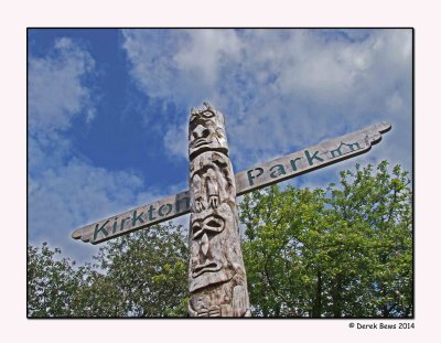 Carved Totem Pole