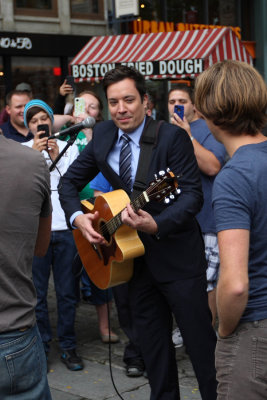 Jimmy Fallon at Faneuil Hall Marketplace