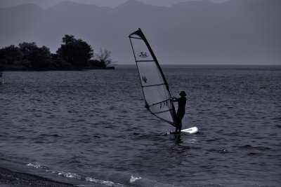 Wind Surfing at Biwa Lake