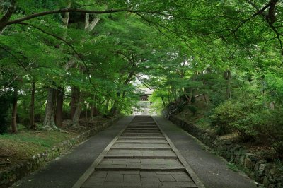 Bishamon-do Temple at Kyoto