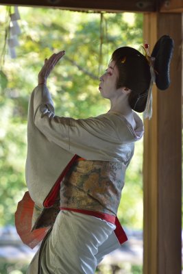 2013 Hagi Matsuri at Nashinoki Shrine Kyoto