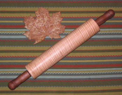 Maple and Walnut rolling pin