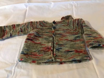 Hand Knit Infant Sweater