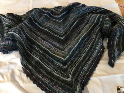 Hand Knit Shawl