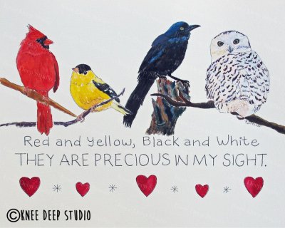 Precious Birds Watercolor
