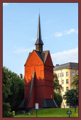 Church in red