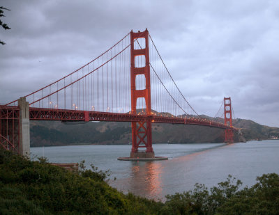 Golden Gate. Dawn.
