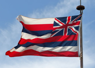 Ka Hae Hawai'i. Hawaiian State Flag.