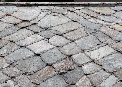 Stone Roof. Zermatt.