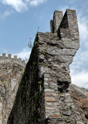 Wall. Catlegrande. Bellinzona.