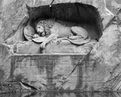 Lion Statue. Lucerne.