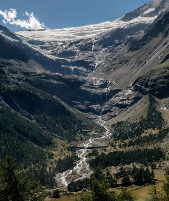 View from Bernina Express.