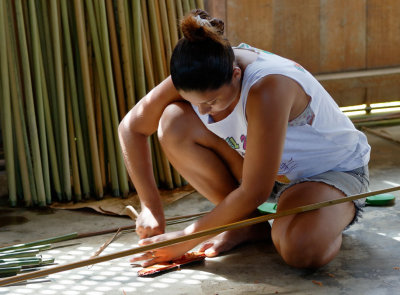 Preparing Material for Weaving