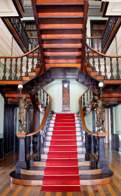 Center Stairway. Governor's Mansion.