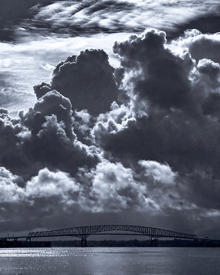Hart Bridge with Clouds
