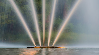 Duck Pond Fountain