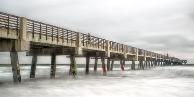 JAX Pier in Heavy Seas