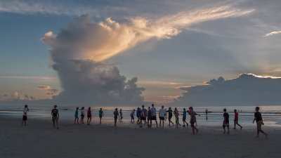 Touch Football at Dawn