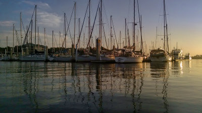 Ortega Yacht Club Marina at Dawn