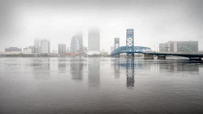 Blue Bridge in the Mist