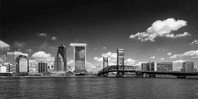 JAXscape Looking NE BW