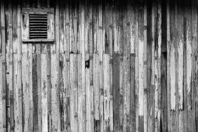 Barn Exterior BW