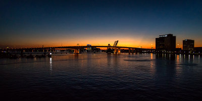 Acosta Bridge at Twilight