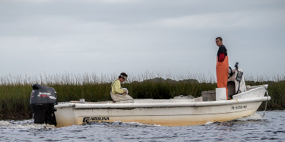 Mullet Fishermen on Chicopit Bay II