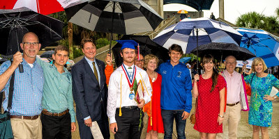 Family and Friends at Graduation