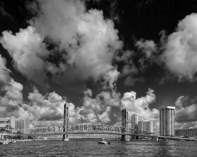 Main Street Bridge with Clouds BW.jpg