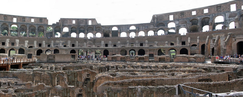 Panorama view of Colosseum
