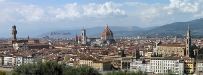 Panoramic view of Florence