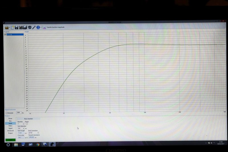 projet 3 voies  60 litres, accord 32 hz