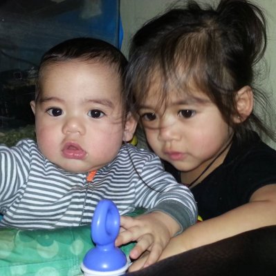 My son and daughter