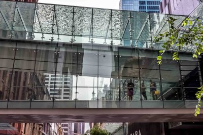 Suspended Glass Walkway 