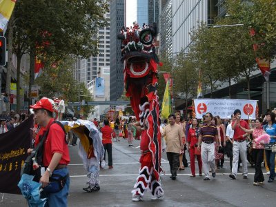 Chinese New Year Parade on Sydney Street