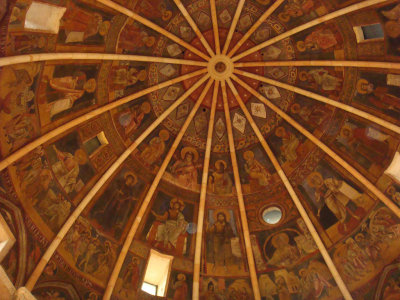 The ceiling of the baptistry in Parma V2