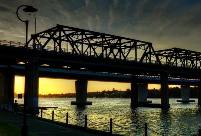 Iron Cove Bridges sunset