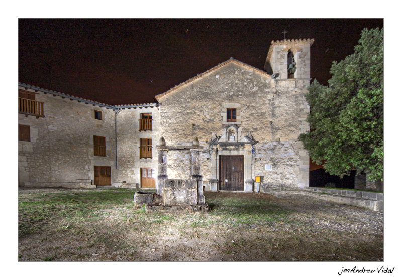 Light Paint sant Domingo (Vallibona / Ports / Castell)