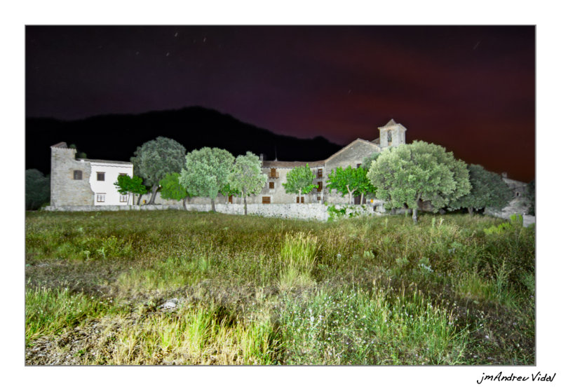Light Paint sant Domingo (Vallibona / Ports / Castell)