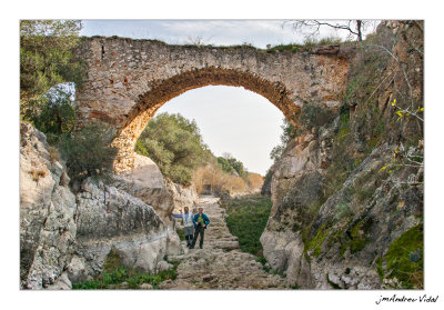 Riu de la Snia. Pont del mol de la Roca (Sant Rafel del Riu / Baix Maestrat / Castell)