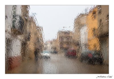 Carrer Mar sota la pluja. Rossell / Baix Maestrat / Castell.