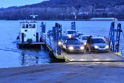 Anderson Ferry Blue Hour