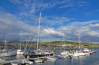 Sail boats in Dingle Harbour 
