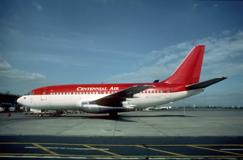 CENTENNIAL AIR BOEING 737 200 RP-C2906 K