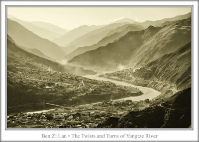 The first turn of Yangtze River