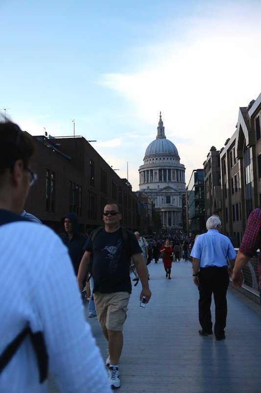 St Pauls from Millenium Bridge