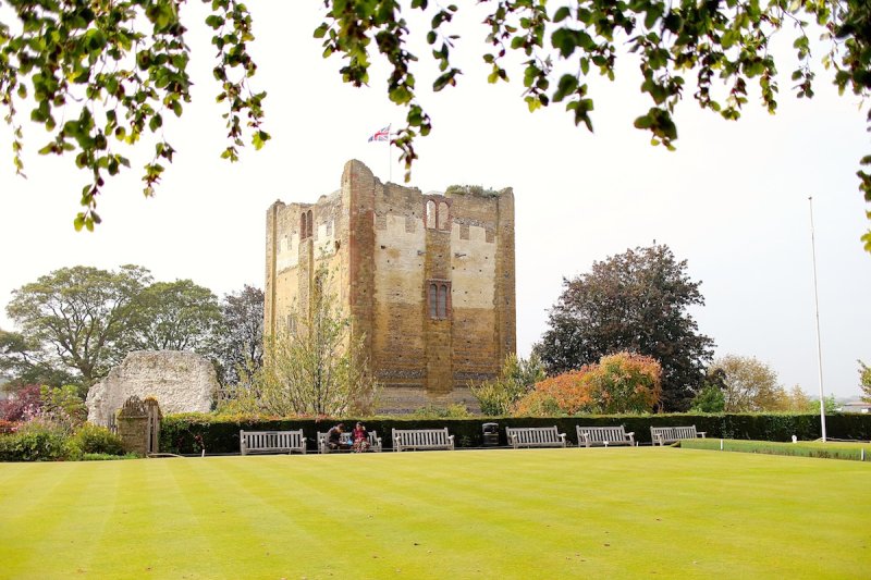 Guilford Castle and the Bowling Green